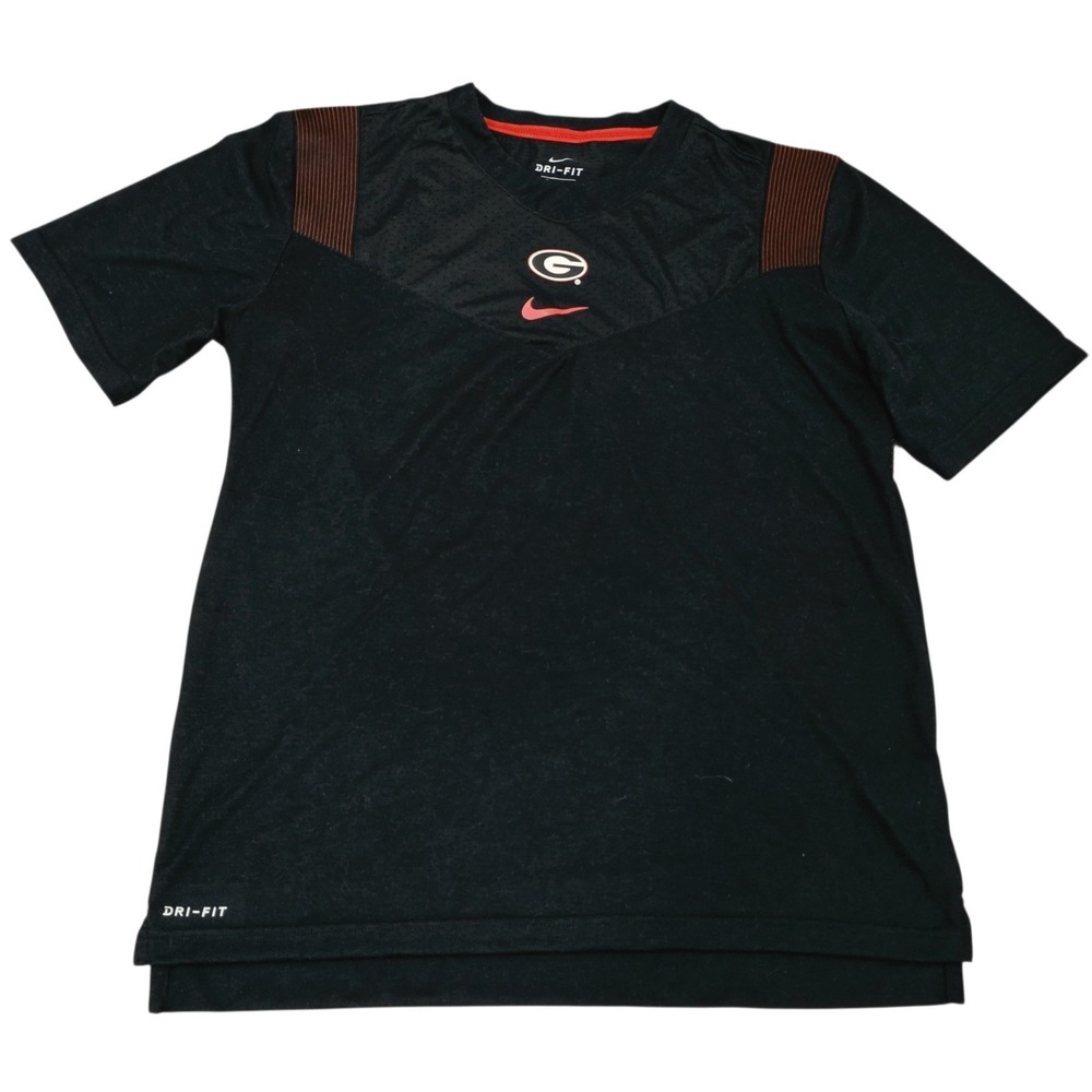 Nike Georgia Bulldogs Dri-FIT Shirt Men's Large Black UGA Football DC5918-010
